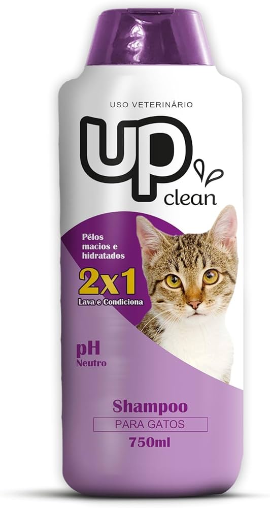 Shampoo e condicionador para gatos 750ml